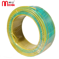 敏达(minda) 电线电缆 国标单股铜芯绝缘电线 硬线 BV1.5平方 100米/卷 1卷