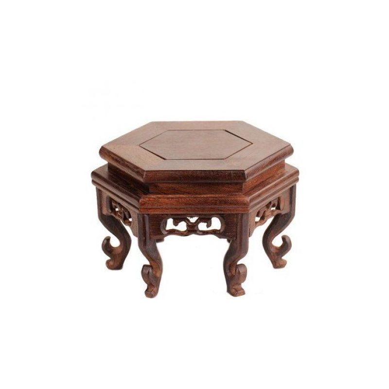 红木实木根雕底座摆件奇石头花瓶底座紫砂茶壶底座壶垫圆形木质托绿品