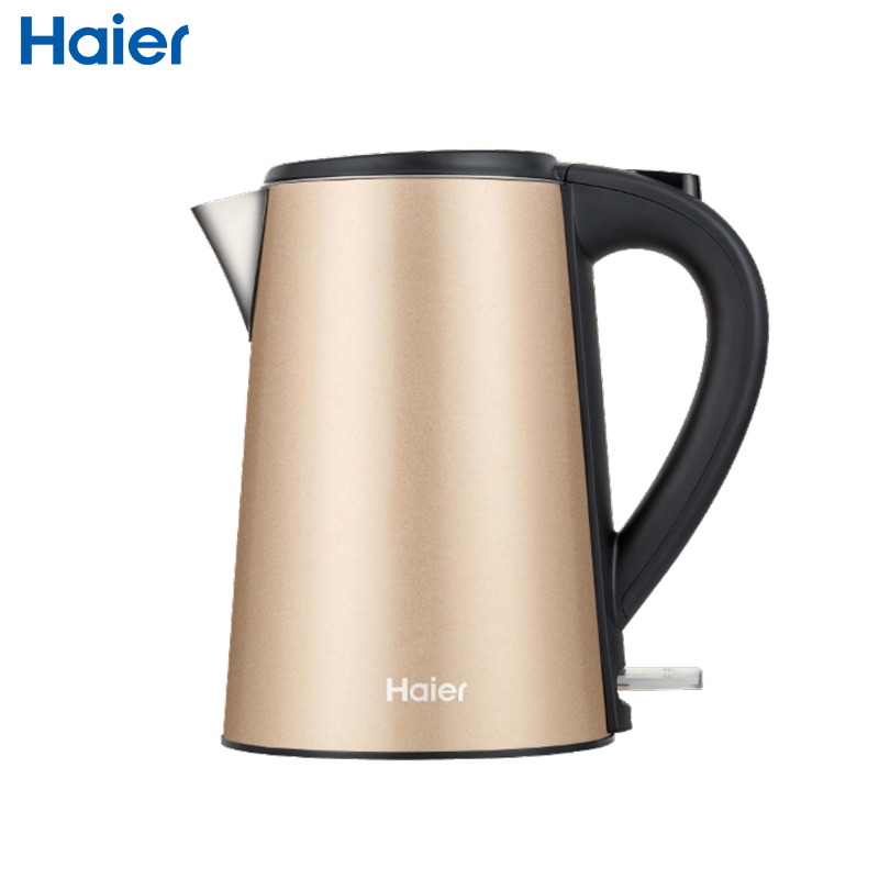 海尔(Haier)电水壶HKT-2522G 无缝内胆 防干烧 底盘加热1.5升 电水壶