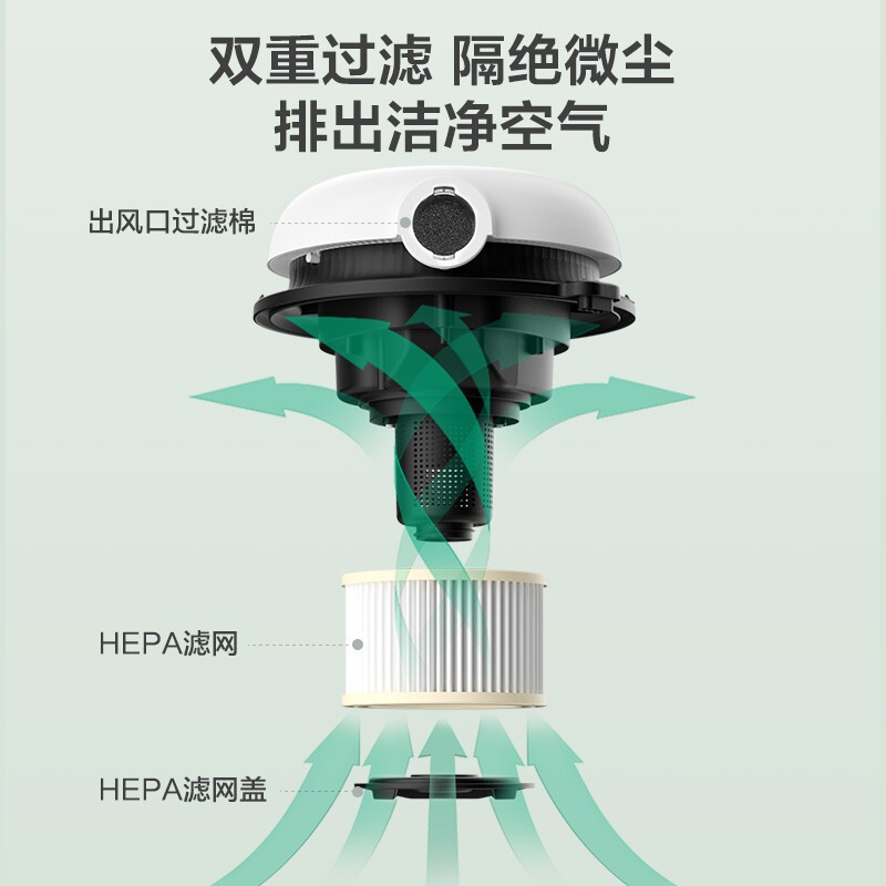 苏泊尔(SUPOR)桶式吸尘器家用12L大容量干湿吹大吸力工业1000W强力吸尘器VCC83F 白色