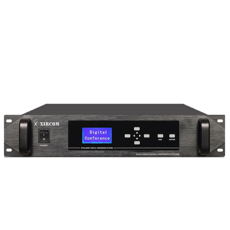 XIRCOM(捷讯)XC-6100M数字式手拉手会议系统主机(黑色)高清大图