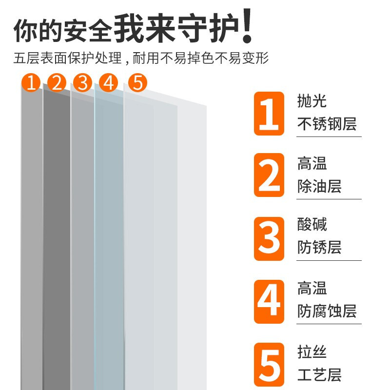 绵冠文件柜办公柜钢制铁皮柜资料柜档案柜储物柜 不锈钢通三节文件柜