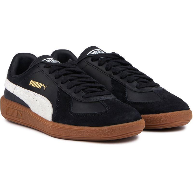 彪马(Puma)儿童板鞋休闲鞋黑色运动鞋童鞋 laceup舒适百搭橡胶底