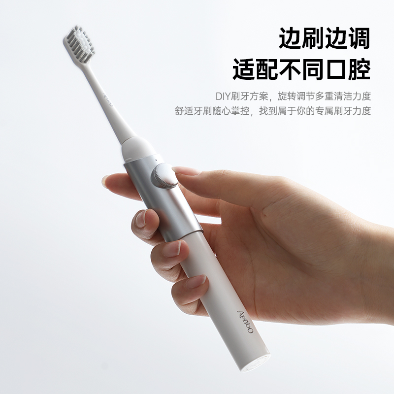 艾优成人声波电动牙刷 MOX米兰白高清大图