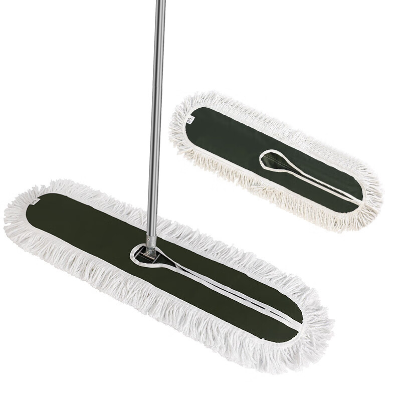 庄太太【90cm+一块替换头】平板拖把大号尘推加厚不掉毛酒店排拖长大拖把瓷砖