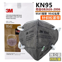 3M口罩9501V+耳带式有气阀 9502V+头戴式有气阀15只装KN95防雾霾口罩折叠式防护口罩/防尘口罩