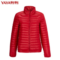 yaya鸭鸭轻薄羽绒服女短款 2018新立领韩版春冬季反季上羽绒服时尚修身B-58203