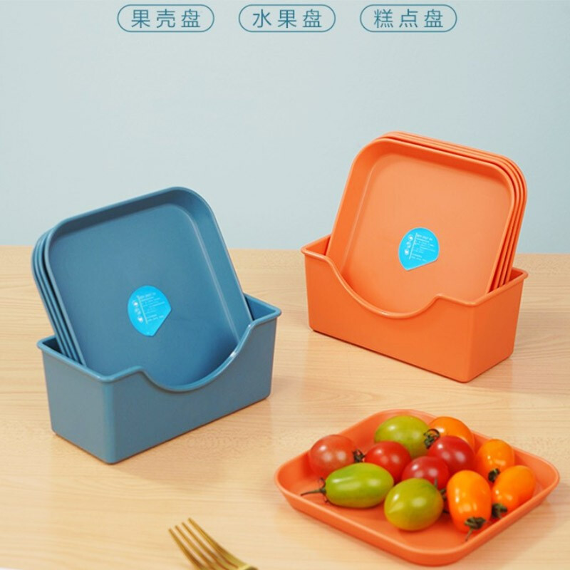 博堡(BOBER)多用零食盘组合套装 BDY-D901-5A-高清大图