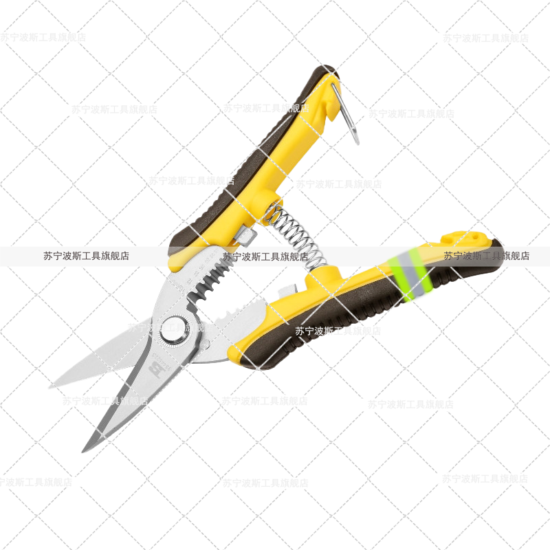 波斯(BOSI) 荧光系列多功能电工剪 6“/170mm 把高清大图