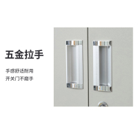 星岛文件柜钢制铁皮柜资料档案柜员工储物更衣柜子凭证带锁柜通体节文件柜