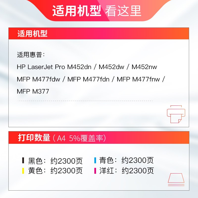 天威 HP-M452(CF412A)-黄硒鼓带芯片