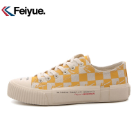 feiyue/飞跃回力联名款帆布鞋女春秋新款百搭ins街拍板鞋潮