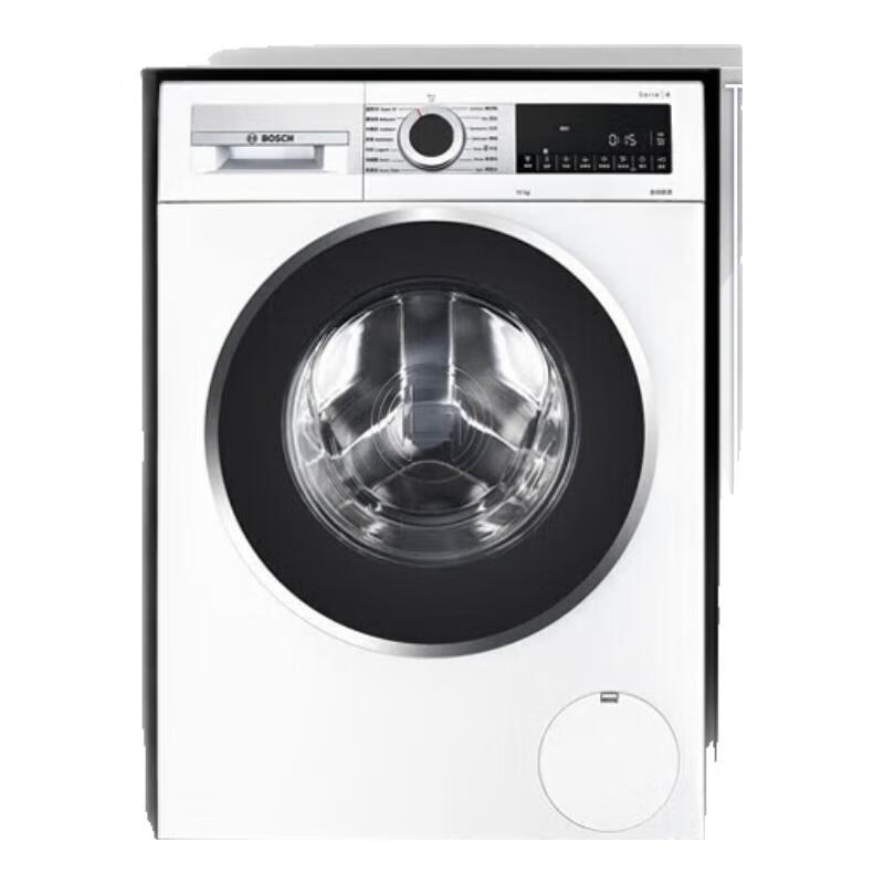 博世 WTW875601W+WBUM45000W进口热泵干衣机除菌洗衣机白色