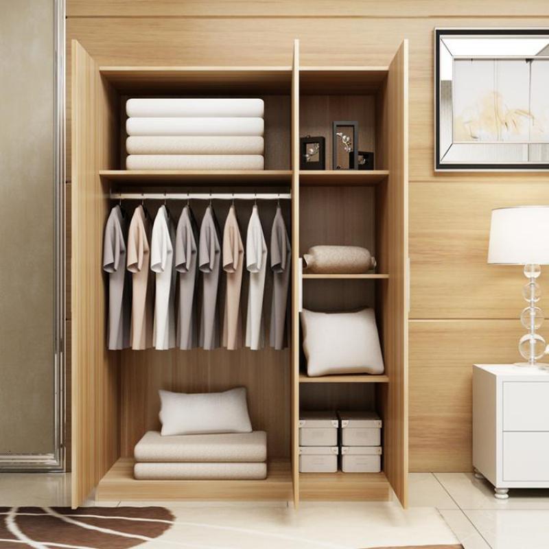 衣柜简易板式经济型组合3拉简约现代卧室衣橱2出租房衣柜