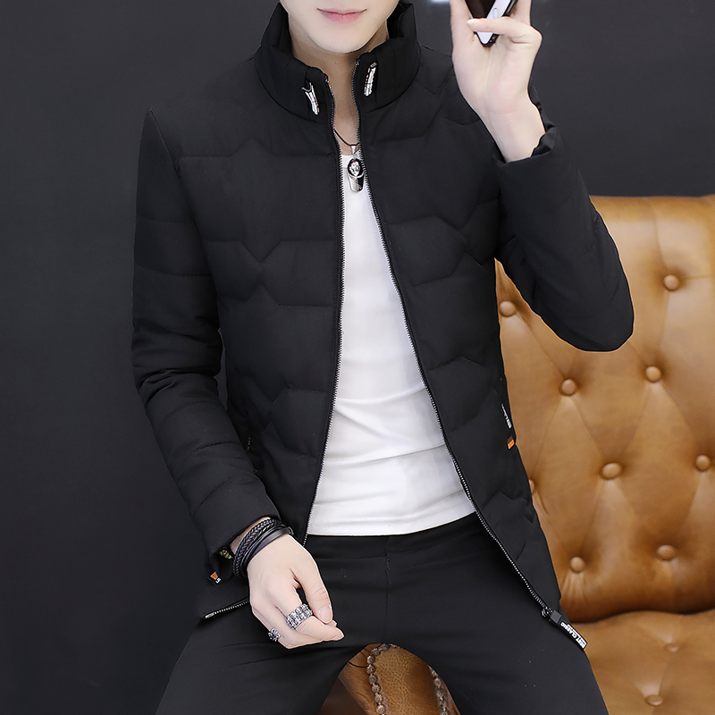 BaLuoShang棉衣男韩版潮流2020新款保暖男士棉服青年立领加厚棉袄秋冬天外套风衣
