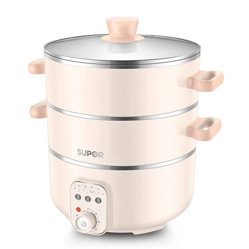苏泊尔(SUPOR) 多用途锅 电蒸锅 多功能家用电火锅 11L大容量不沾锅电煮锅 ZN26YK18