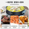 美的(Midea)电火锅5L大容量 分体式1800W速沸3档火力调节家用多功能电煮锅不沾内胆MC-DHE2851