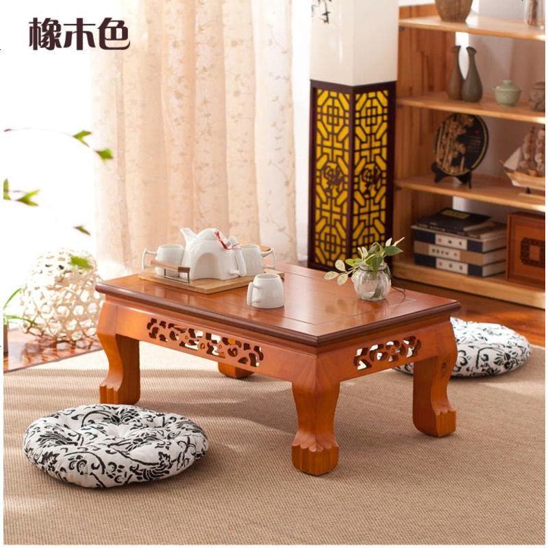 欧式飘窗桌子现代简约小茶几日式榻榻米地台矮桌实木阳台炕桌图片