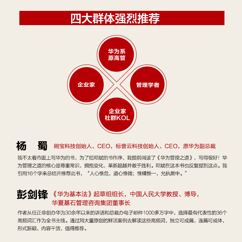 [正版]华为管理之道 任正非的36个管理高频词 华为管理法 华为内训经营工作法 企业经营管理书籍高清大图
