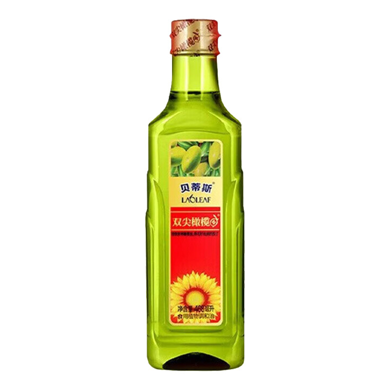 贝蒂斯特级初榨食用油礼盒装双尖橄榄+调和油468ml*2