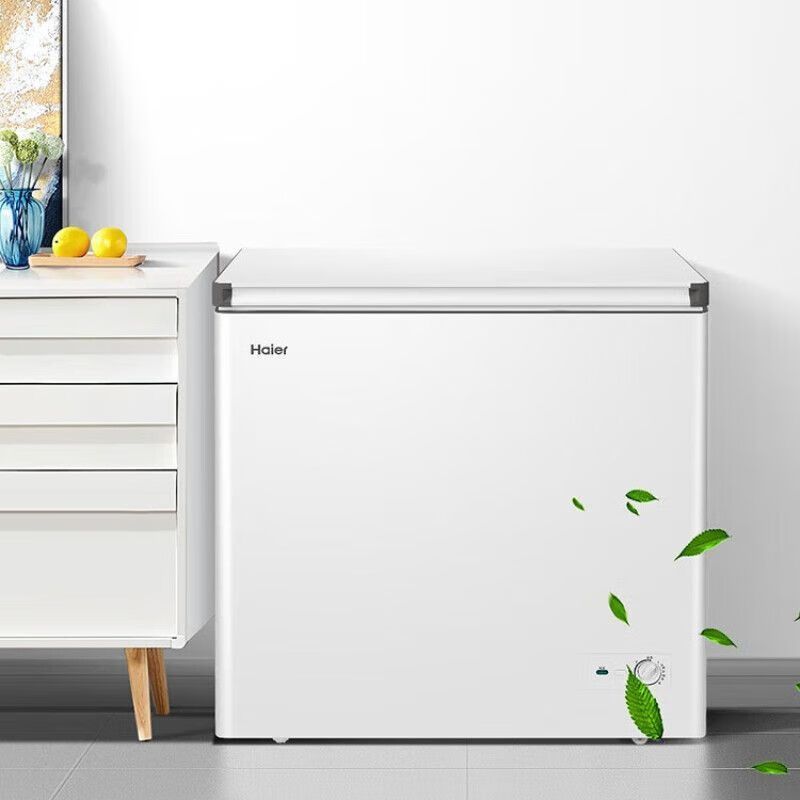 海尔(Haier)200LBC/BD-200GHW9D 单温冰柜小型家用小冰柜商用减霜一级能效冷藏冷冻转换深冷冷柜小冰箱高清大图