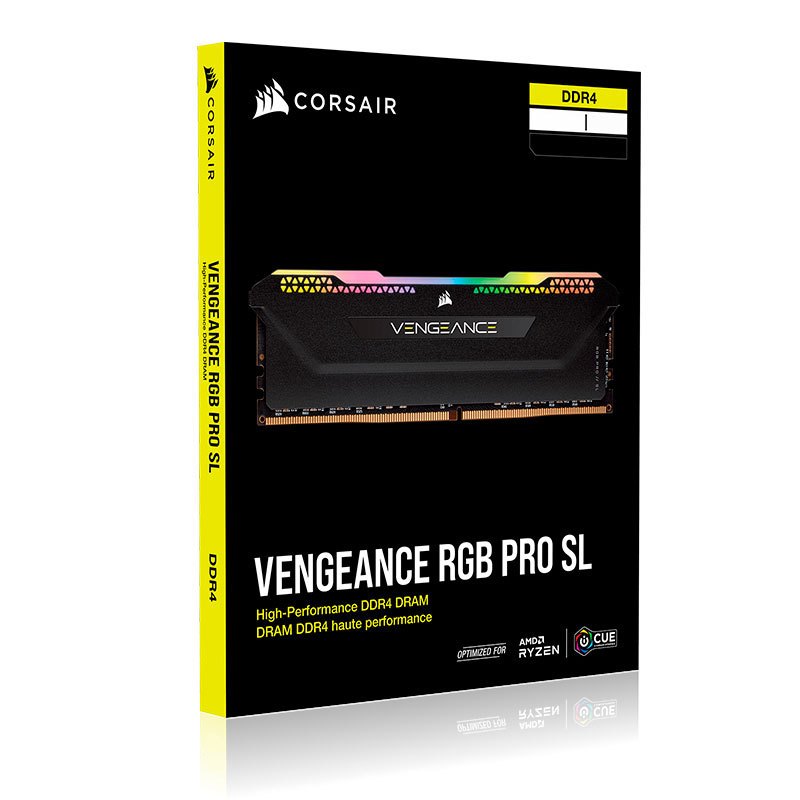 美商海盗船(USCORSAIR)DDR4 3200 32GB(16G×2)套装 台式机内存条 复仇者RGB PRO SL灯条 黑色 电竞玩家款