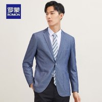 罗蒙男士商务西服2022夏季新款纯色职业单西外套中青年正装西装男