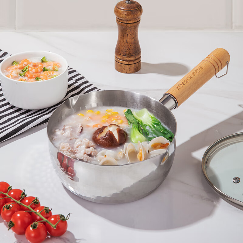 康巴赫(KOBACH)和风雪平锅316不锈钢不挑炉灶KGJ-X18W 18cm(单位:个)高清大图