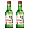 韩国进口新真露竹炭烧酒20.1度360ml*2瓶原味清酒利口预调鸡尾酒