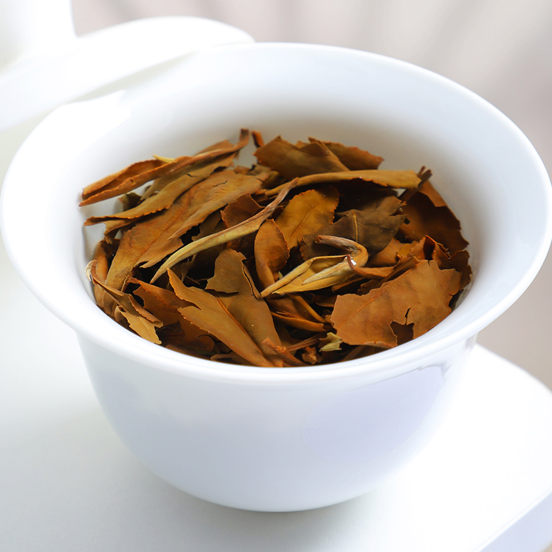 福鼎白茶小方片十年陈年方便携老白茶叶寿眉枣香饼干茶48片礼盒装高清大图