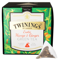 英国川宁(TWININGS) 异国风情姜芒绿茶15包*2g 波兰进口茶叶袋泡茶包