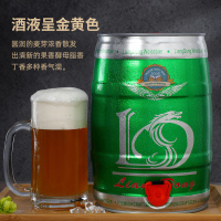 青岛亮动 原浆啤酒 精酿啤酒 小麦白啤 麦汁浓度12度 扎啤 超市啤酒 青岛原产地 5L*1桶装礼盒