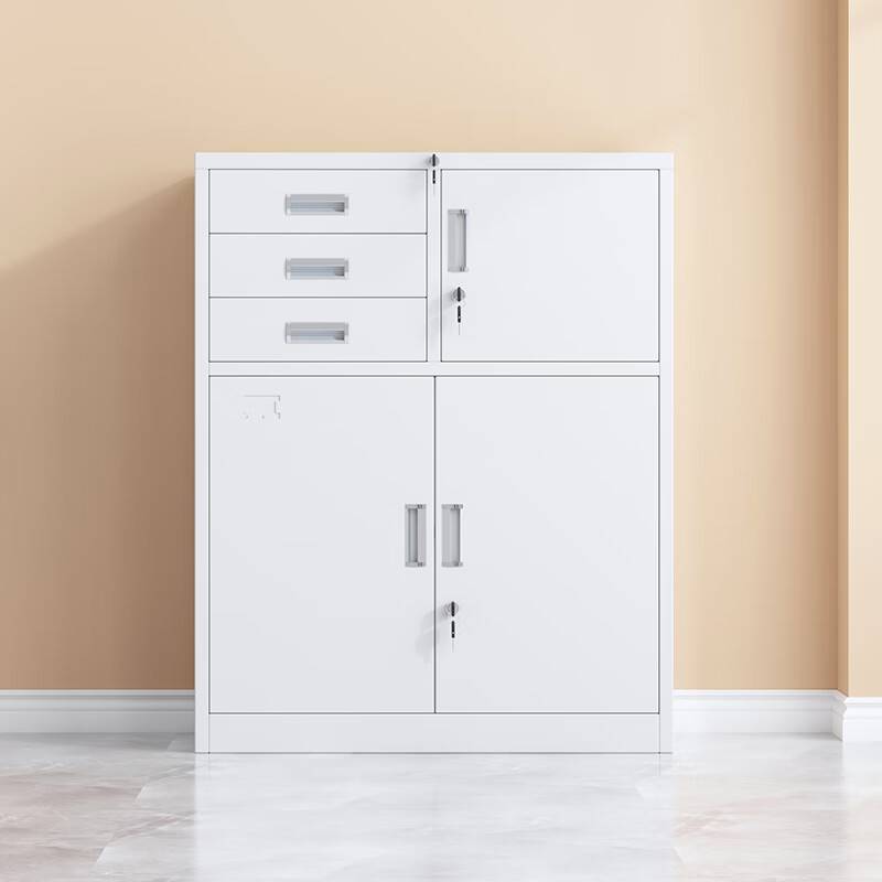 腾焱办公柜三斗下节台高清大图