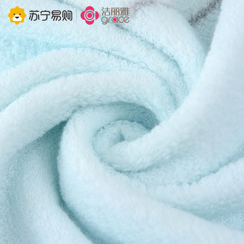 洁丽雅浴巾女新款夏家用纯棉全棉吸水速干不掉毛情侣款男大号814-1