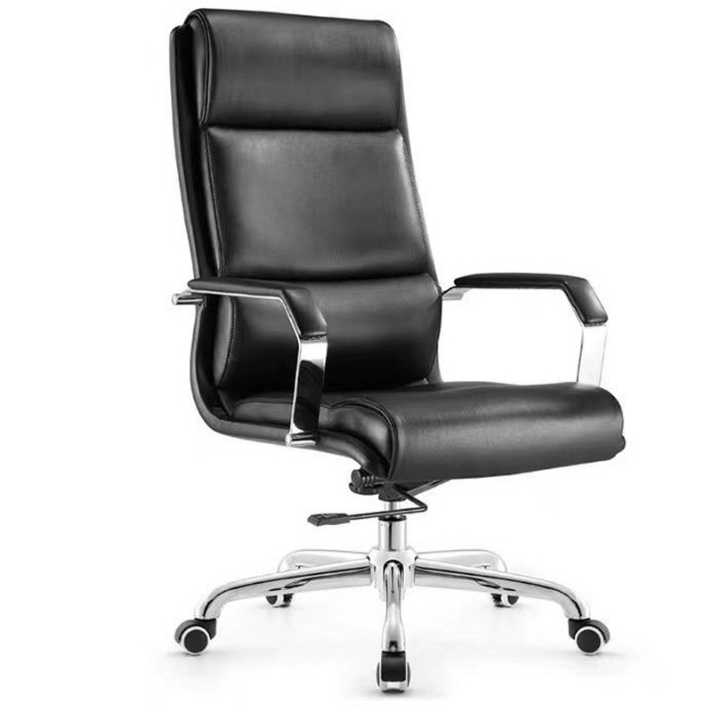 烁恒老板椅头层牛皮把高清大图