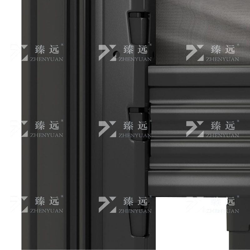 臻远 XCC-01 钢制型材床单层床员工宿舍床学生公寓床 单层床900宽黑高清大图