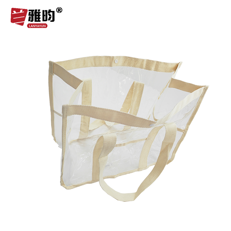 兰雅昀 纽扣透明防水洗漱包 45x22x29cm 个高清大图