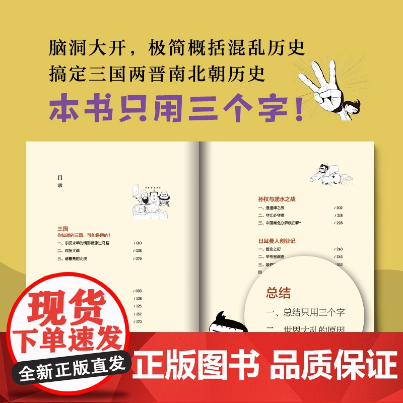 句句带“梗”的漫画中国史. 3:三国两晋南北朝高清大图