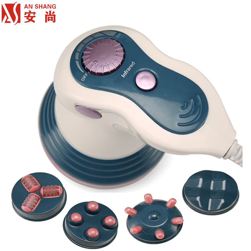 安尚605按摩器无极变速颈椎腿部脖子背部肩膀腰部按摩器腰部电动震动仪器非瘦身腰带非塑身机器手持式捶打经络震动仪器