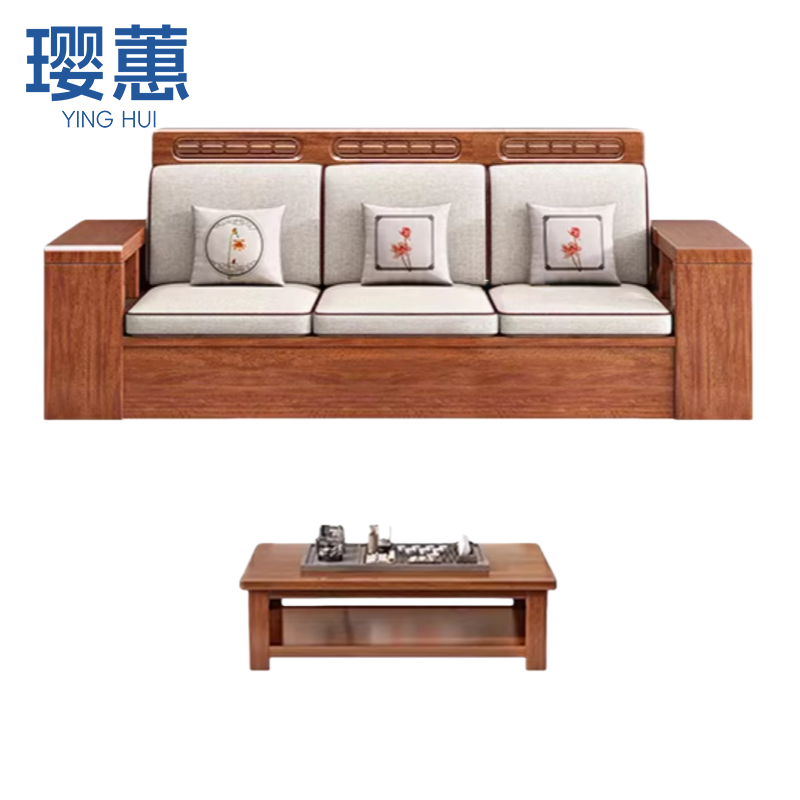 璎蕙 沙发 3+茶几 套高清大图