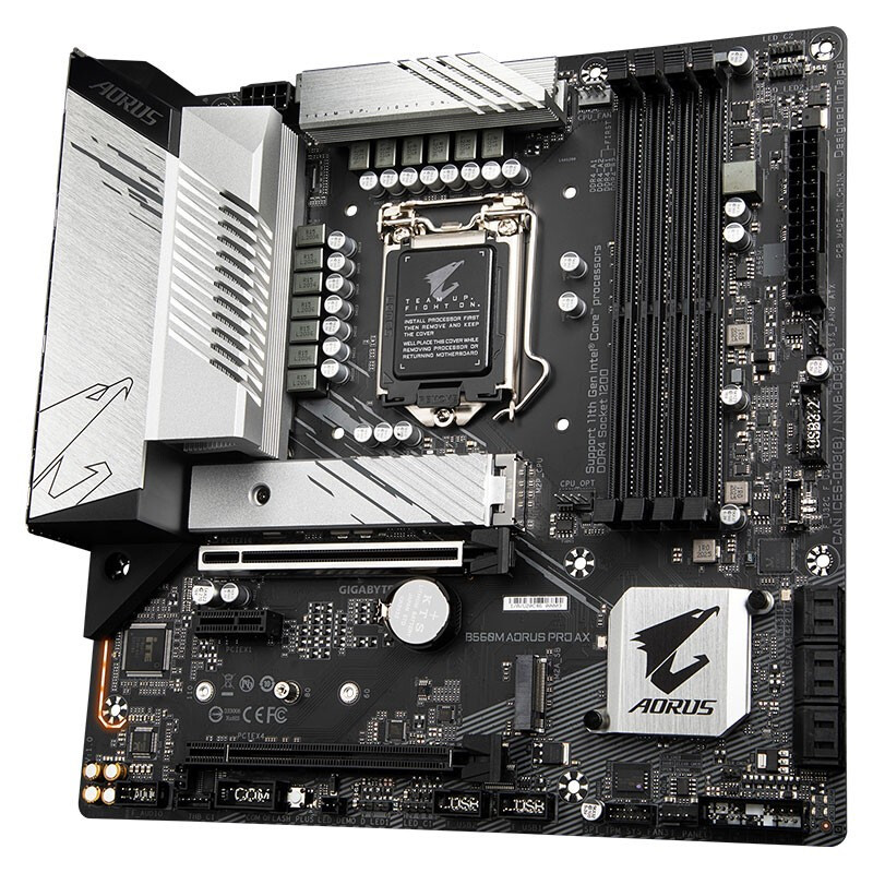 技嘉B560M AORUS PRO AX雪雕主板+英特尔i7-11700 板U套装