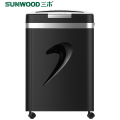 三木(SUNWOOD)SD9331D碎纸机 5级保密 大功率电动办公碎钉卡2*6mm超保密低音