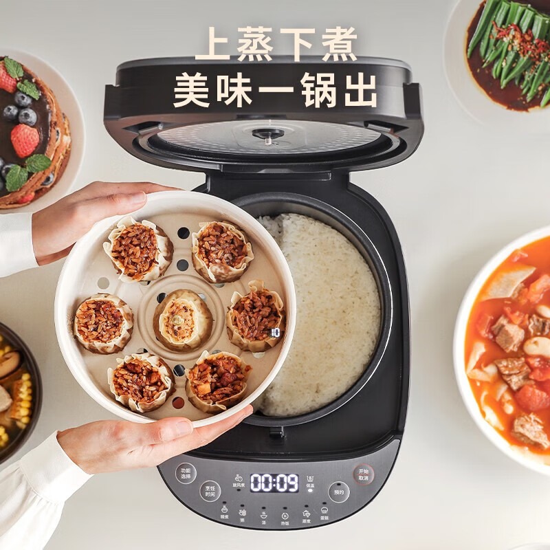 飞利浦(PHILIPS)全自动智能加热煲汤不粘24小时预约3L电饭煲HD3169高清大图