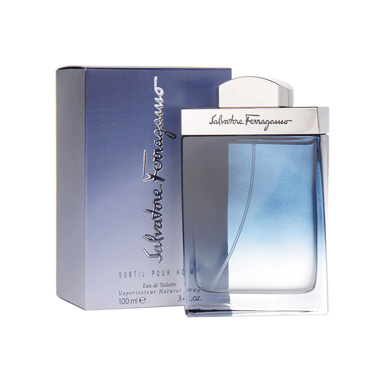 菲拉格慕(FERRAGAMO)蓝色经典男士淡香水100ml 男士香水 花果香调 OL办公 约会 通用
