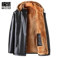统狮 防寒皮夹克服 Y99 件 3XL 黑色