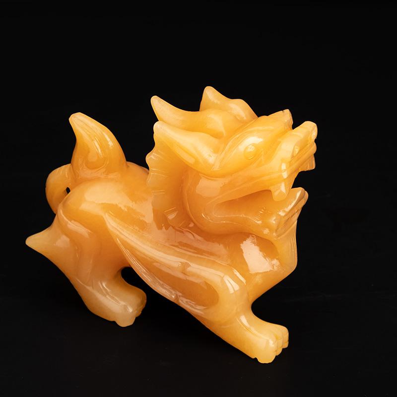 家柏饰(CORATED)貔貅摆件一对客厅玉石皮丘店铺开业礼品高清大图