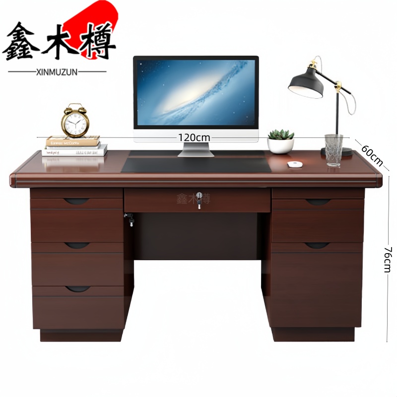 鑫木樽办公桌1.2m张高清大图