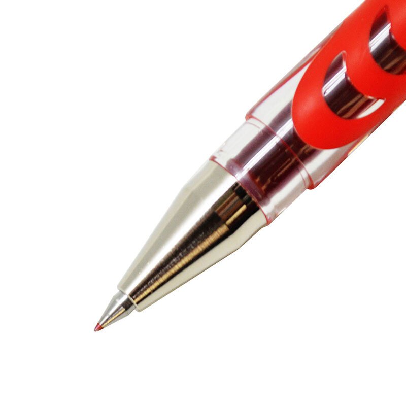 百乐(PILOT)BL-WG-5子“弹”头防滑中性笔啫喱笔签字笔 红色 0.5mm 12支装/盒 日本进口