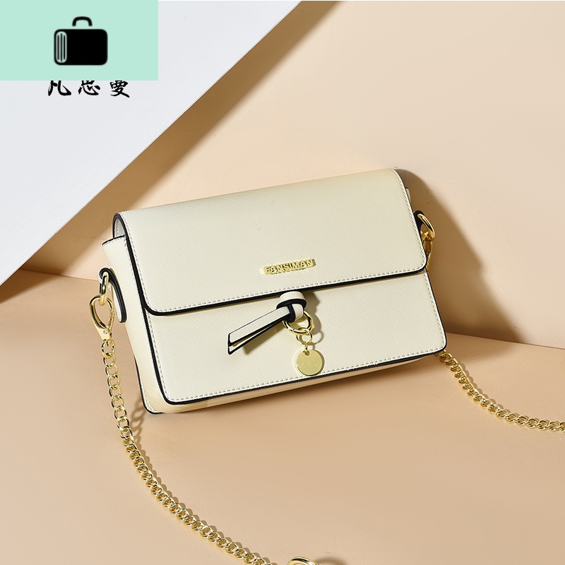 包包2020新款潮夏季女包斜挎包时尚单肩包黑色小方包百搭链条包NEWLAKE高清大图