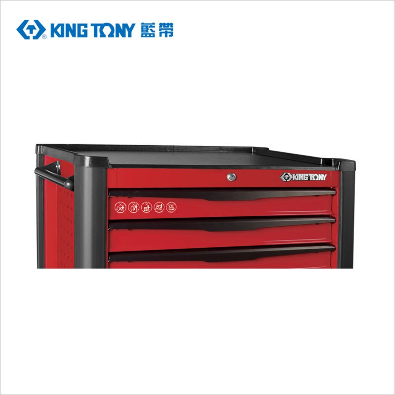 藍帶 防倾斜防撞七抽工具车 87934-7BF